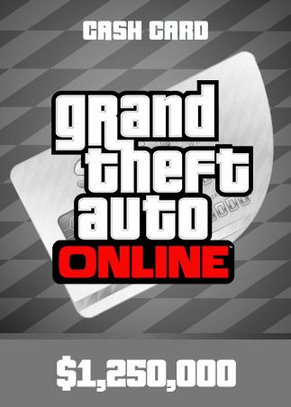 Grand Theft Auto Online: Great White Shark Cash Card 1 250 000 PC Rockstar Kľúč