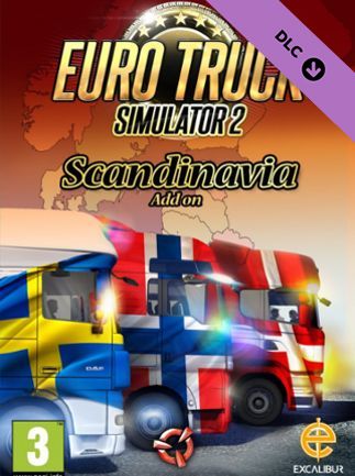 Euro Truck Simulator 2 - Scandinavia Steam Kľúč