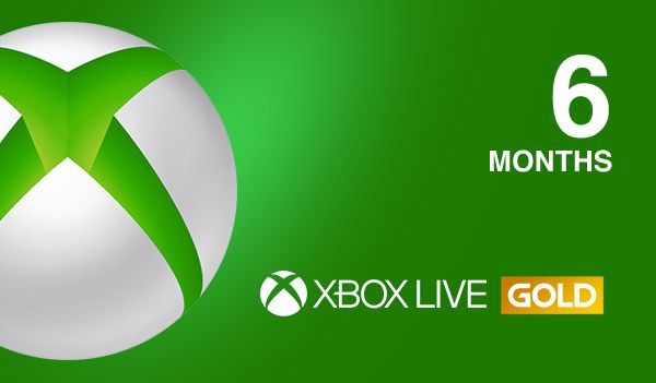 Xbox Live GOLD Subscription Card - 6 mesiacov Xbox Live