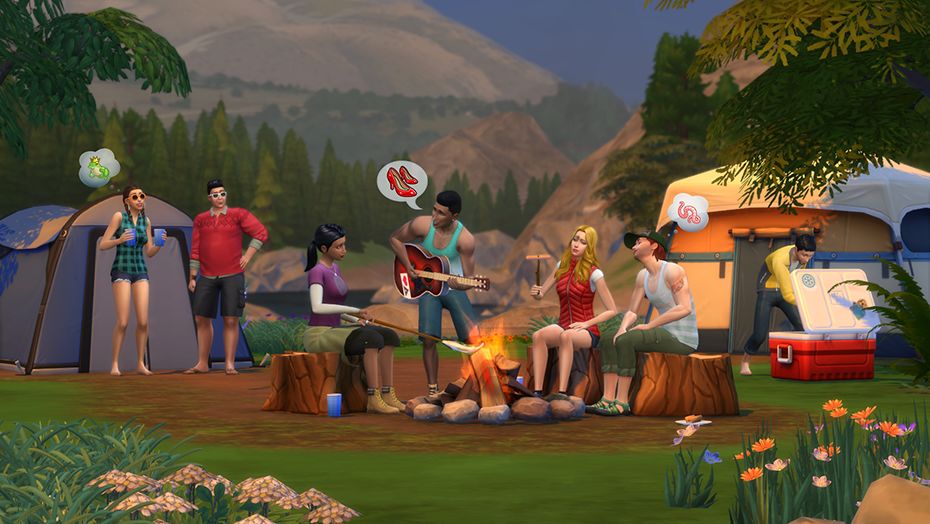 The Sims 4: Outdoor Retreat Origin Kľúč