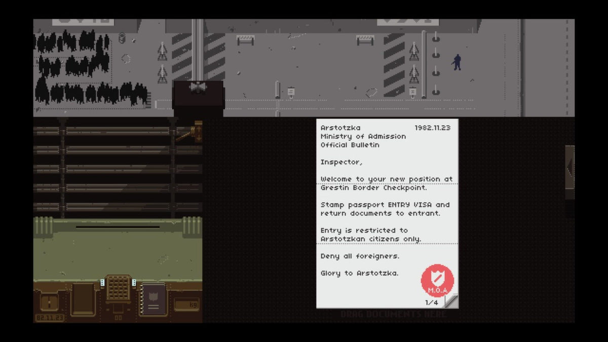 Papers, Please GOG.COM Klíč – herní záběr (5)