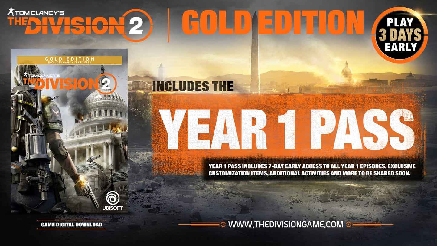 IGDB screenshot: Tom Clancy's The Division 2: Gold Edition (1)