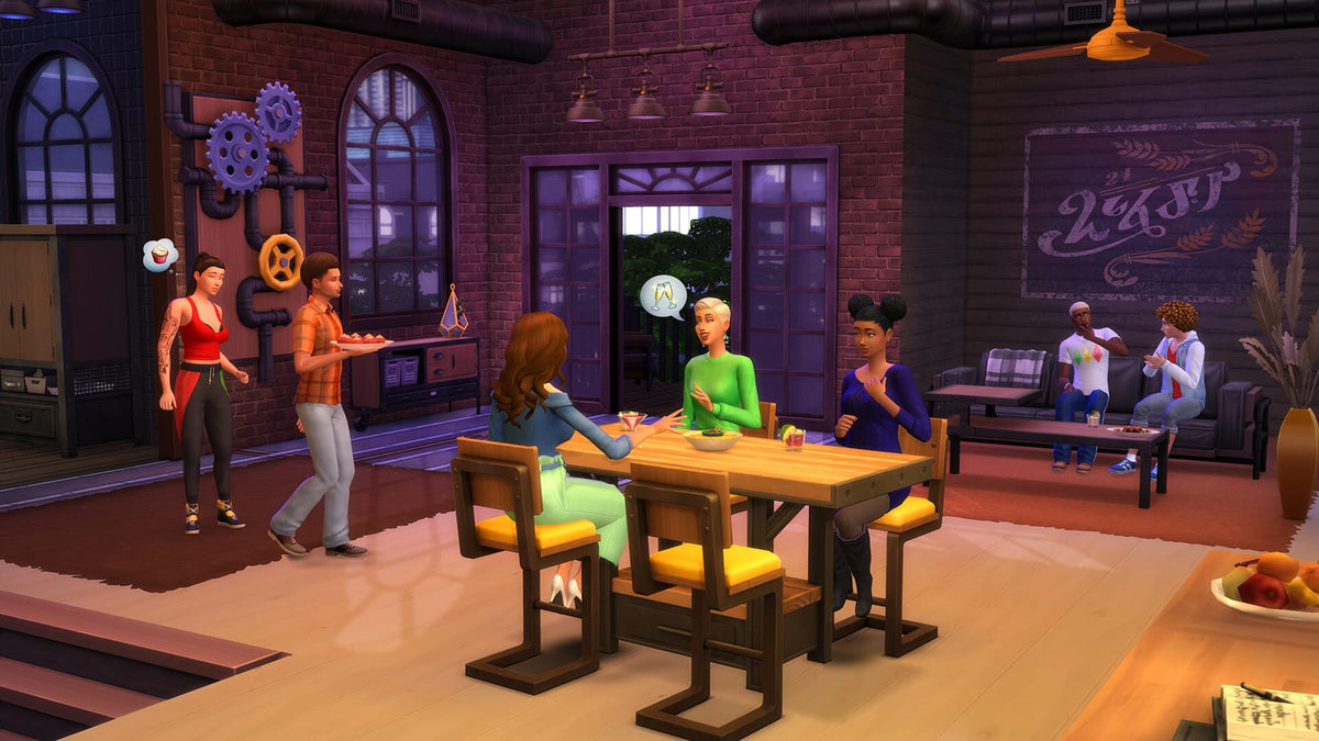 The Sims 4 Industrial Loft Kit Origin – herní záběr (2)