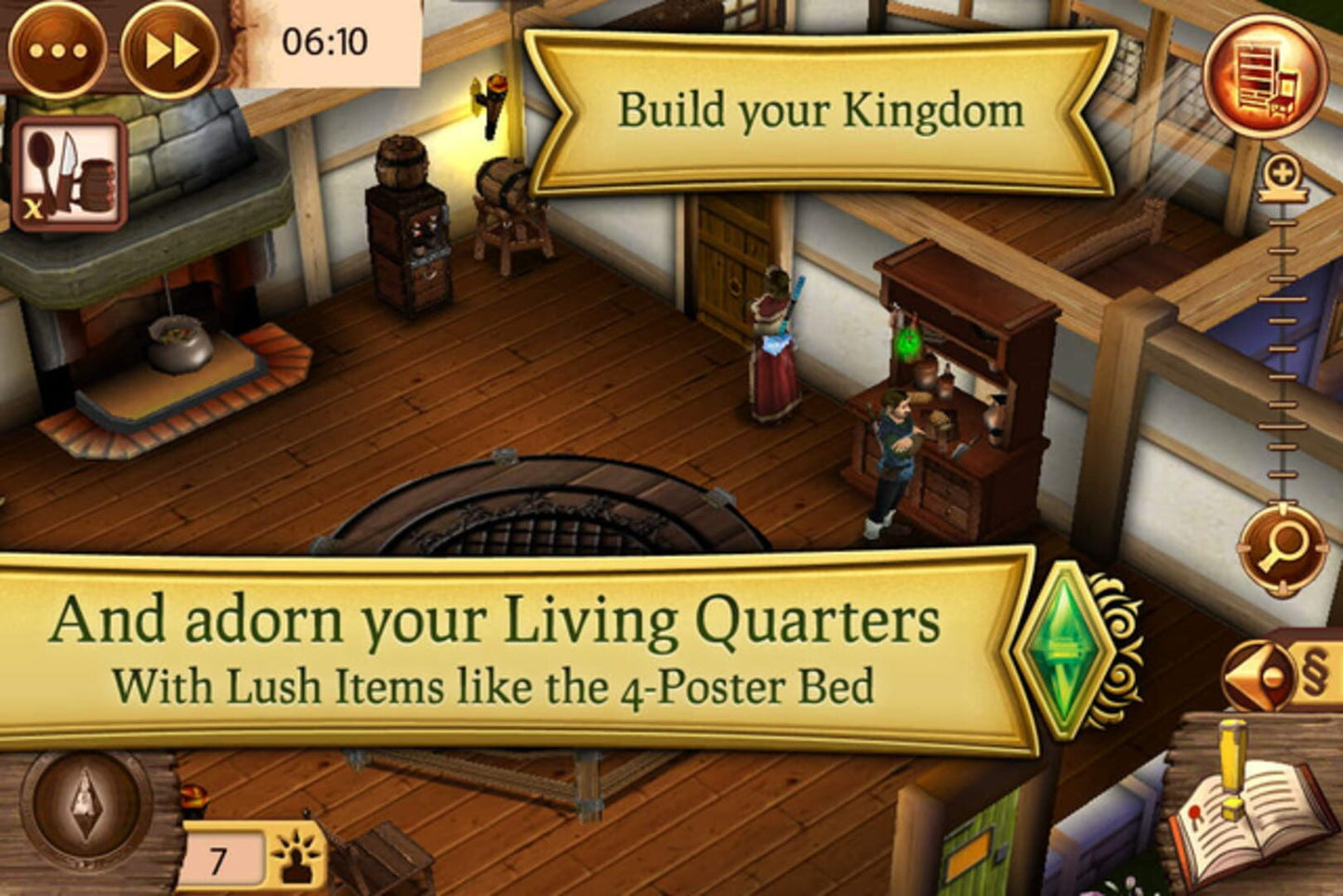 The Sims Medieval Origin Klíč – herní záběr (1)