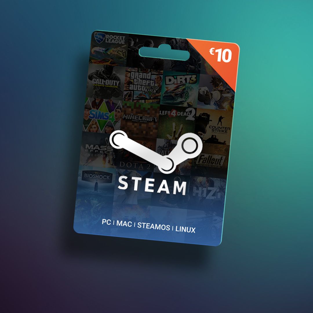 Steam Gift Card 10 EUR - Steam Kľúč