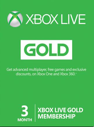 Xbox Live GOLD Subscription Card 3 Months Xbox Live – Xbox Live klíč (3)