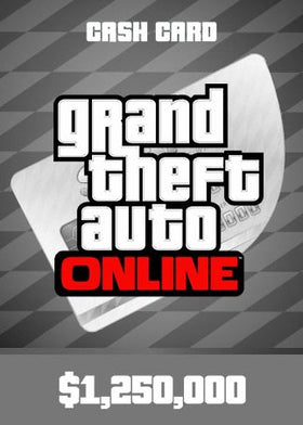 Grand Theft Auto Online: Great White Shark Cash Card 1 250 000 PC Rockstar Kľúč
