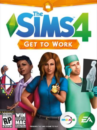 The Sims 4: Get to Work Origin Kľúč