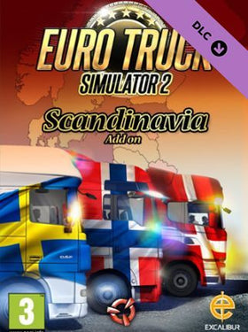 Euro Truck Simulator 2 - Scandinavia Steam Kľúč