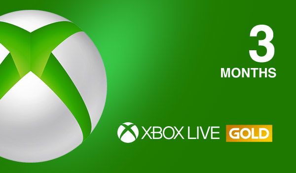 Xbox Live GOLD Subscription Card 3 Months Xbox Live
