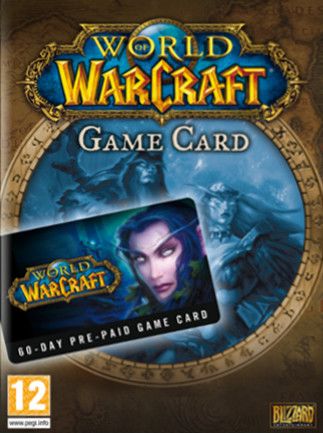 World of Warcraft Time Card Prepaid 60 Days Battle.net