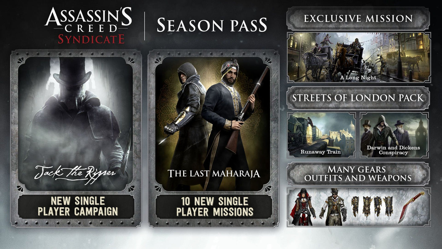 Assassin's Creed Syndicate Season Pass - Ubisoft Connect