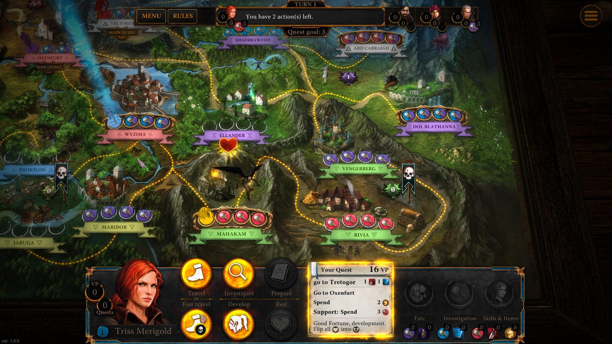 The Witcher Adventure Game (PC) - GOG.com – herní záběr (4)
