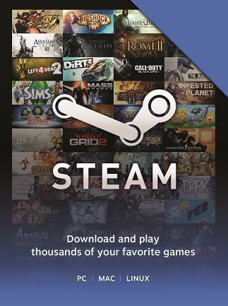 Steam Gift Card 50 EUR  - Steam Klíč - Europe (EU)