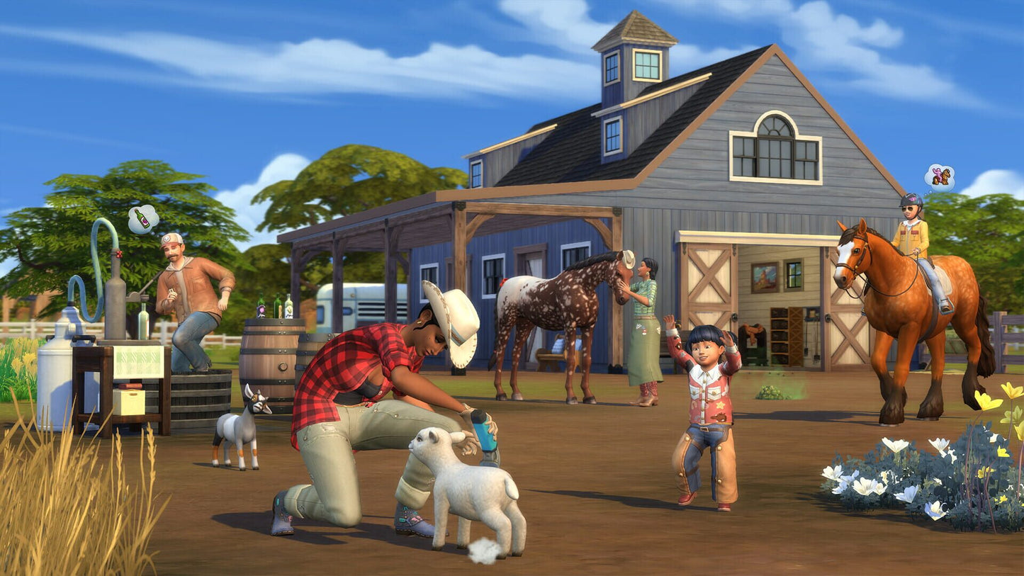 IGDB screenshot: The Sims 4: Horse Ranch (1)